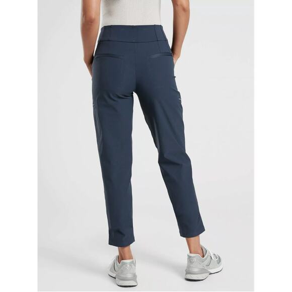 Athleta Wander Hybrid Pants in Navy 982341 // 2 Petite - Picture 2 of 10